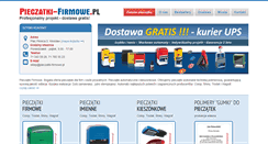 Desktop Screenshot of pieczatki-firmowe.pl